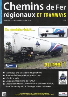 [419118-397] Chemins de fer régionaux et tramways N°397 (Jan/Fev 2020)